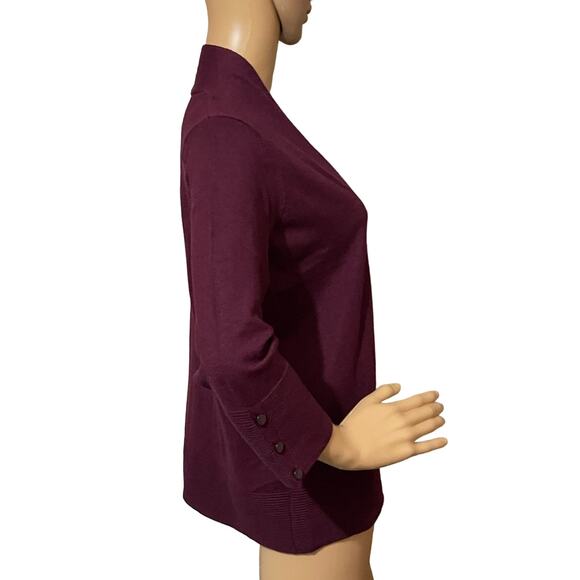 EVOLUTION BY CRYUS STITCH FIX MYNA BUTTON SLEEVE CARDIGAN SWEATER SMALL NWOT - Picture 5 of 11